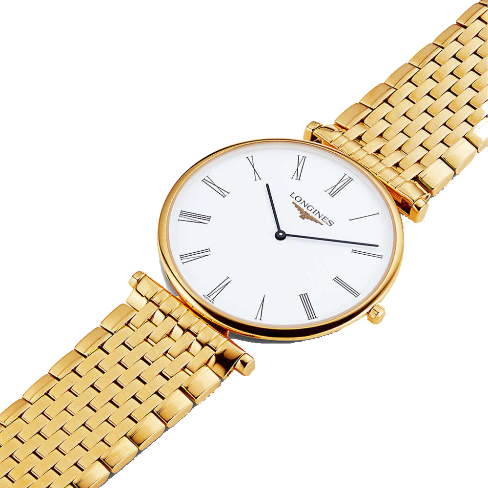 Longines Men's Quartz Watch, White Dial - LG-0073