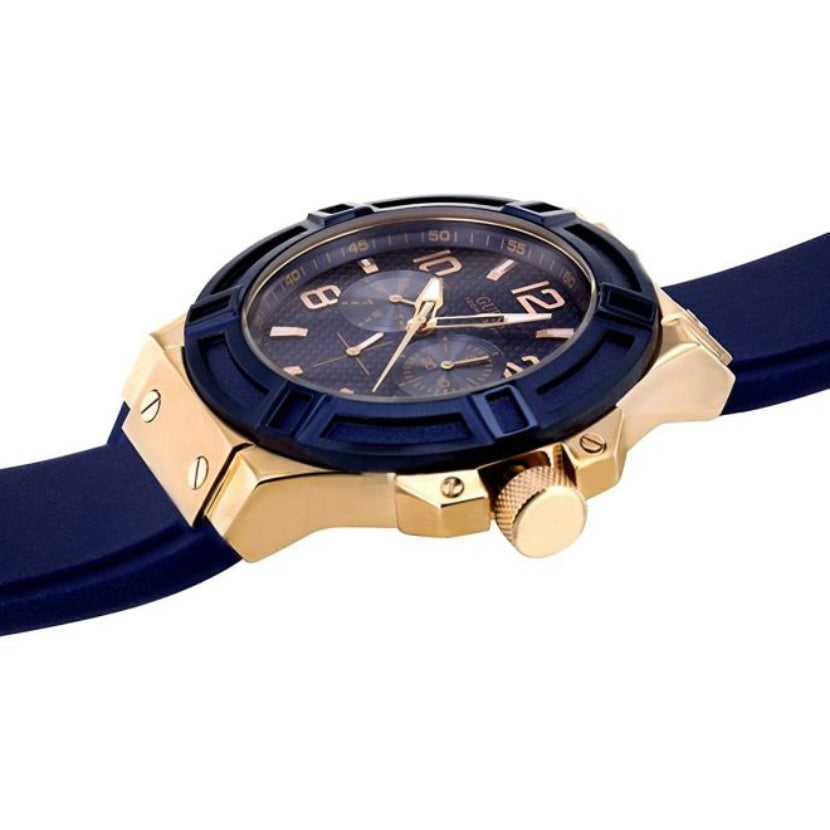 Guess Men's Quartz Blue Dial Watch - GW-0005