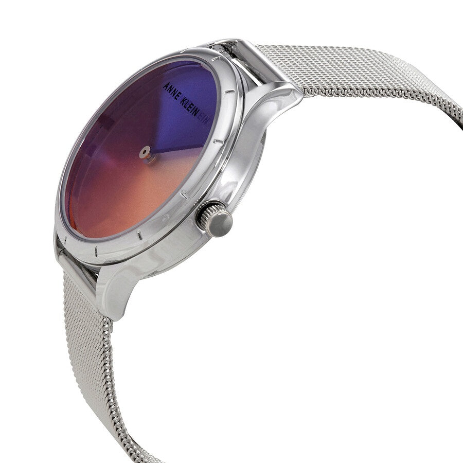 Anne Klein Women's Quartz Watch, Orange and Purple Dial - AK-0202