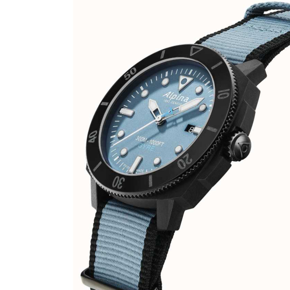 Alpina Men's Automatic Movement Blue Dial Watch - ALP-0077+L