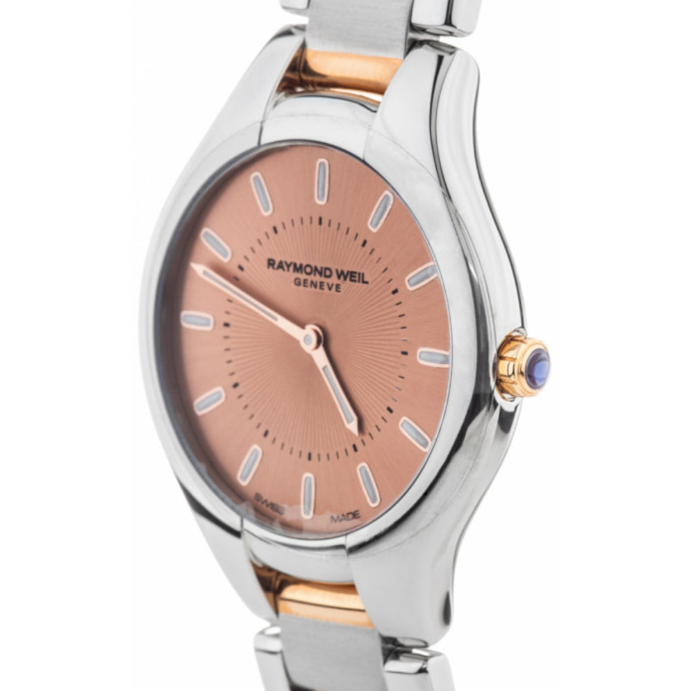 Raymond Weil Women's Quartz Watch, Rose Gold Dial - RW-0226