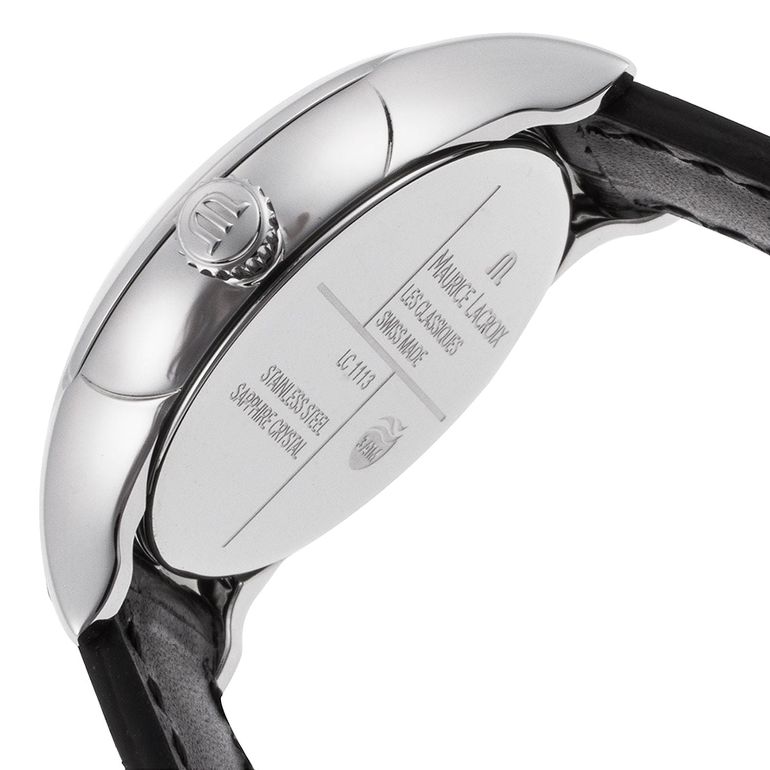 Maurice Lacroix Women's Quartz Black Dial Watch - MRC-LC1113-SS001-330