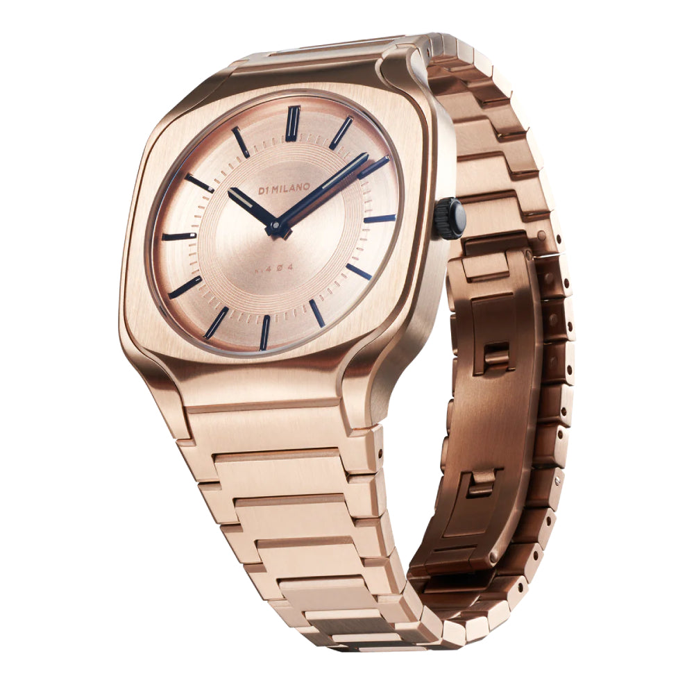 D1 Milano Men's and Women's Quartz Watch, Gold Dial - ML-0296
