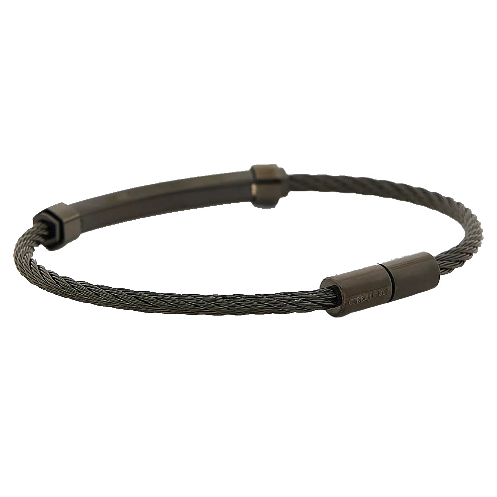 Cerruti Black Bracelet for Men - CERBR-0028