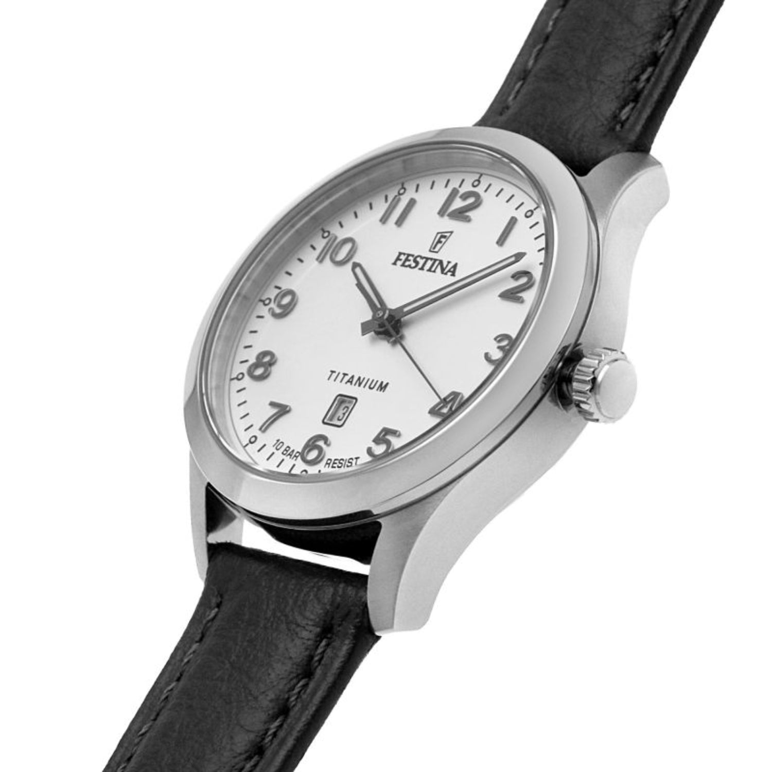 Festina women's white dial quartz watch - f20469/1