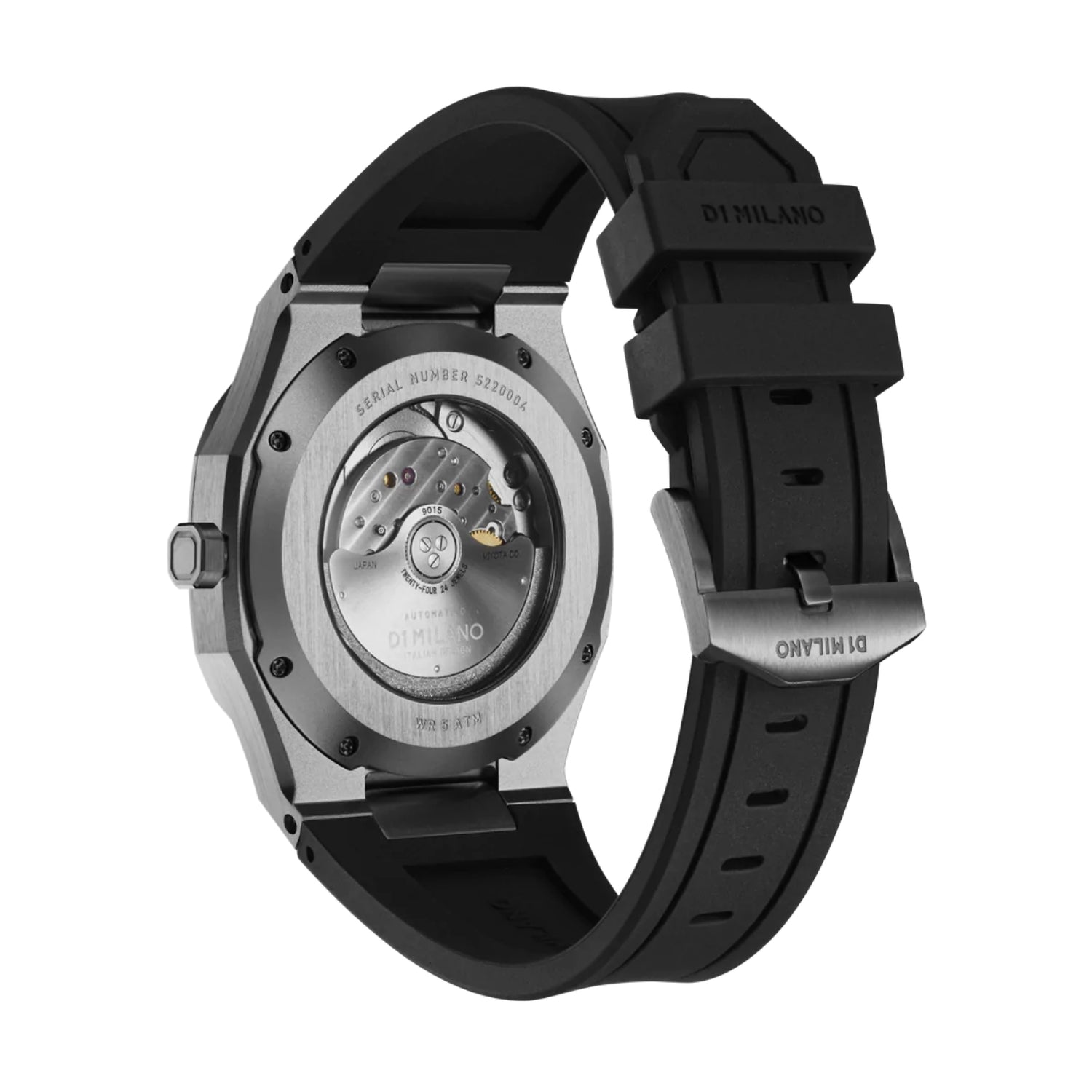 D1 Milano Men's Black Dial Mechanical Watch - ML-0236