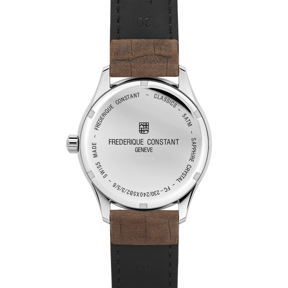 ساعة فريدريك كونستانت الرجالية بحركة كوارتز ولون مينا أخضر - FC-0226