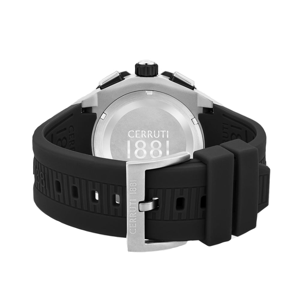 Cerruti Men's Quartz Black Dial Watch - CER-0394