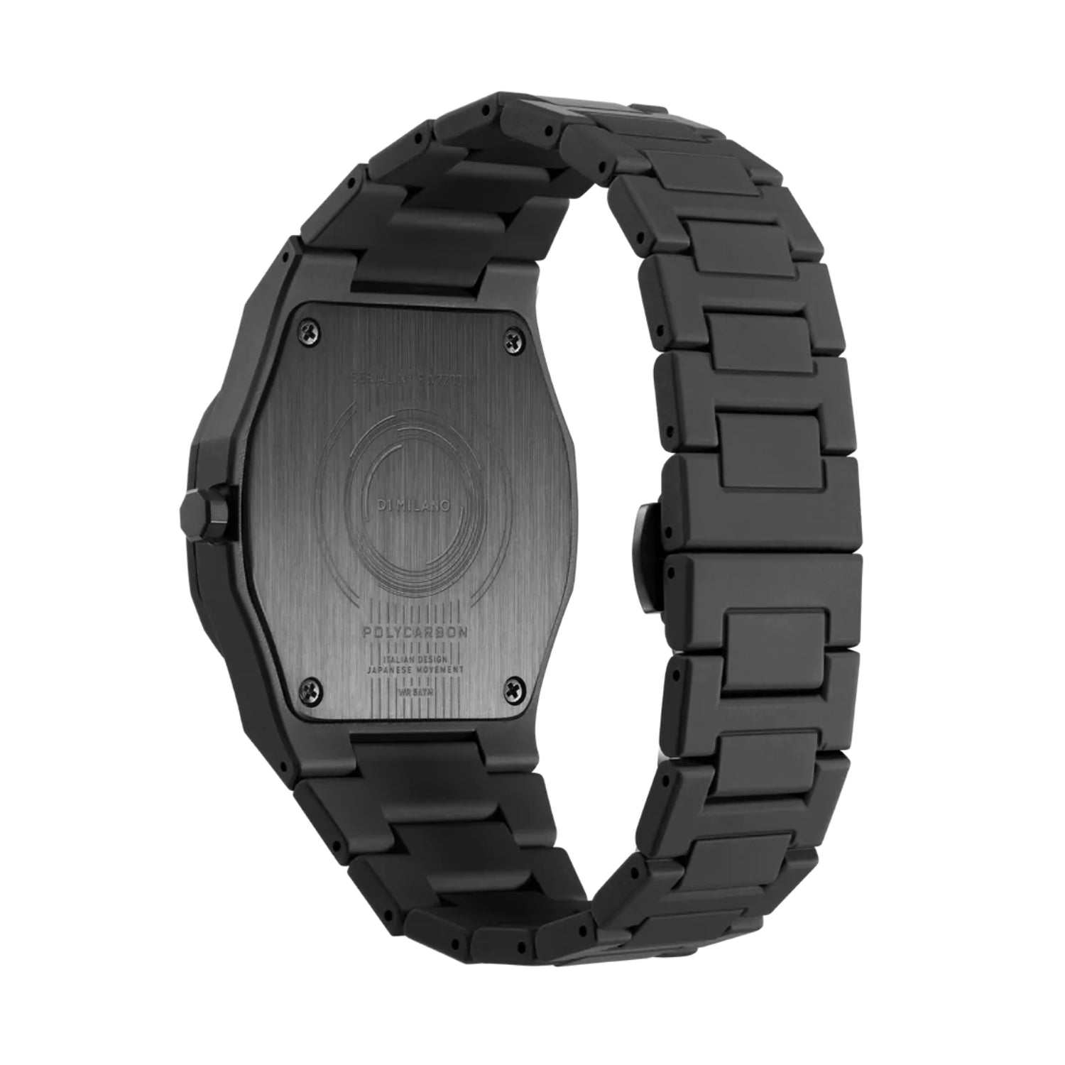 D1 Milano Men's Quartz Watch, Black and Orange Dial - ML-0273