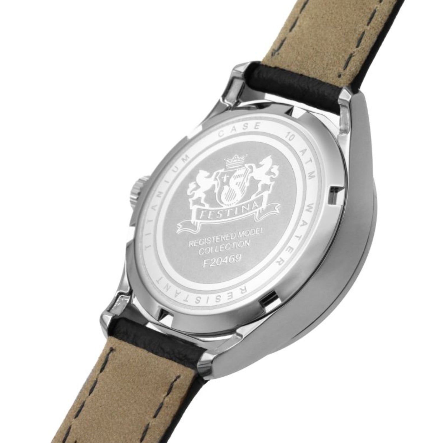 Festina women's white dial quartz watch - f20469/1