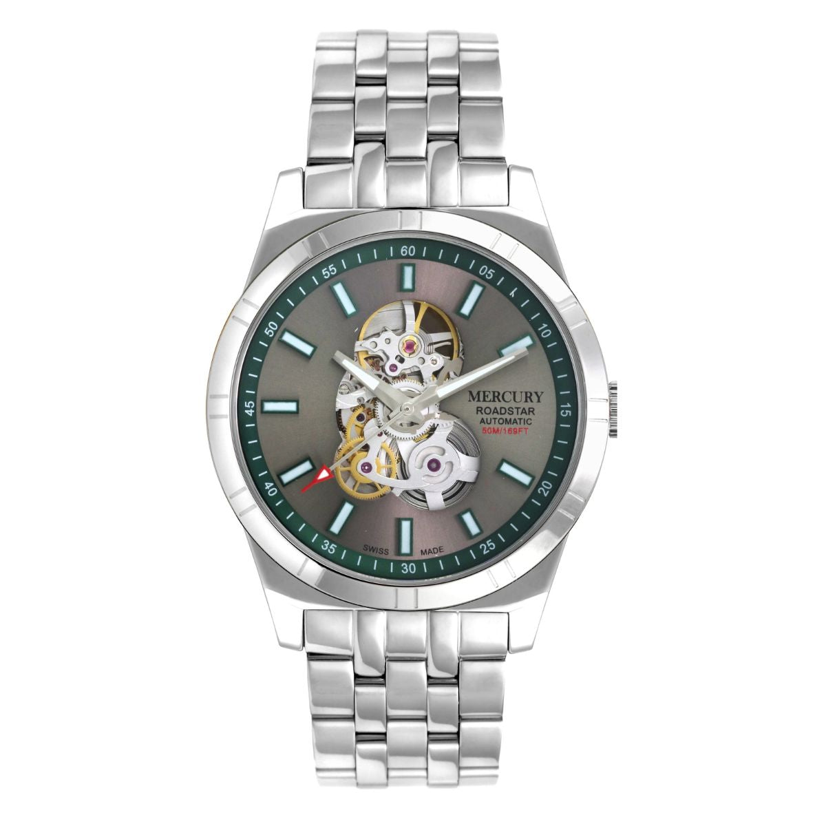 Mercury Swiss Men's Watch, Automatic Movement, Gray Dial - MER-0011