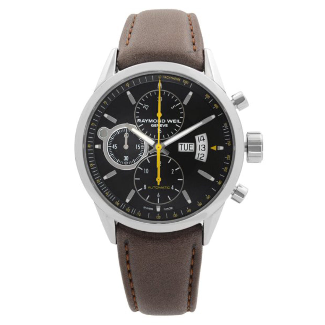 Raymond Weil Men's Automatic Movement Black Dial Watch - RW-0063