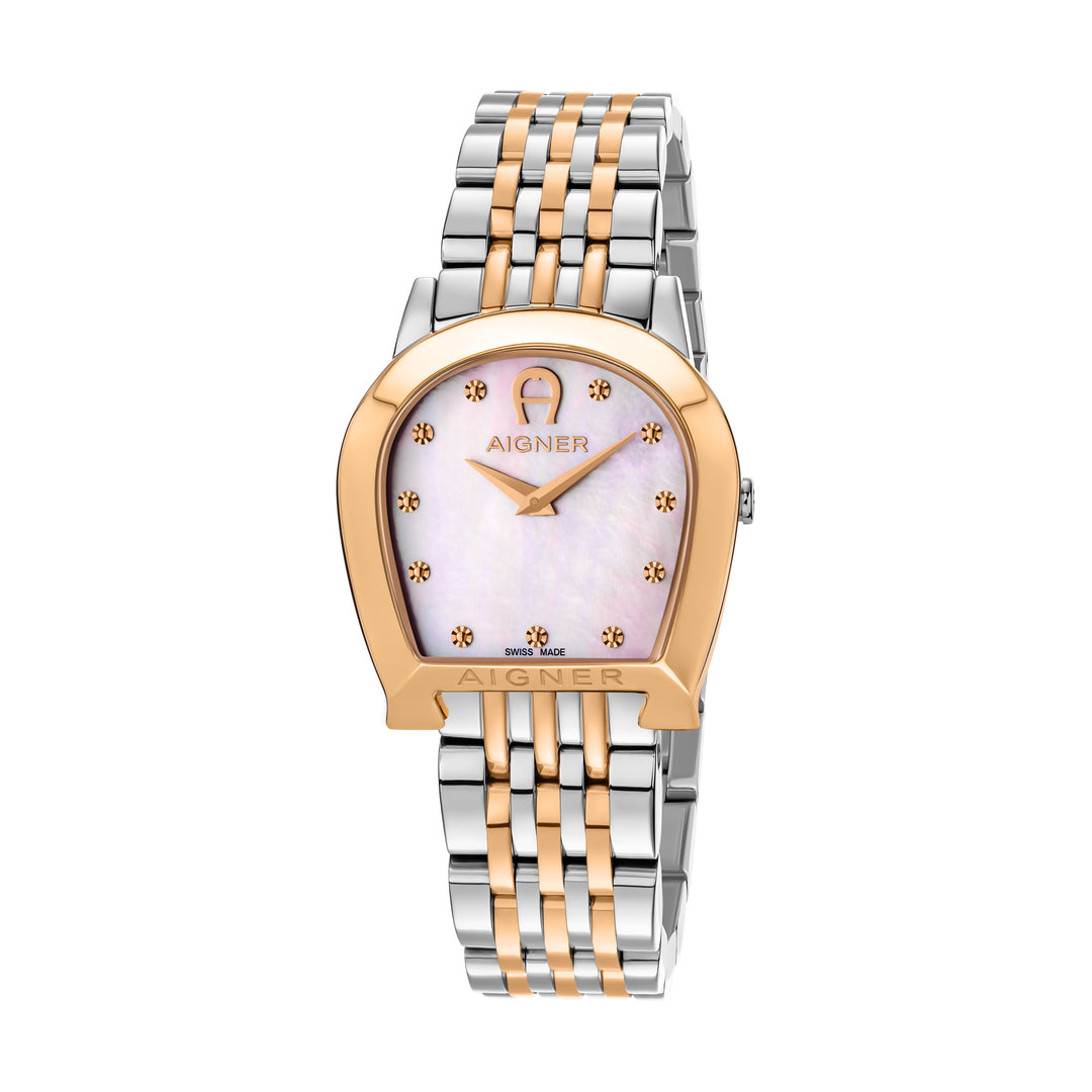 Aigner Women's Quartz Watch, Pink Dial - AIG-0182