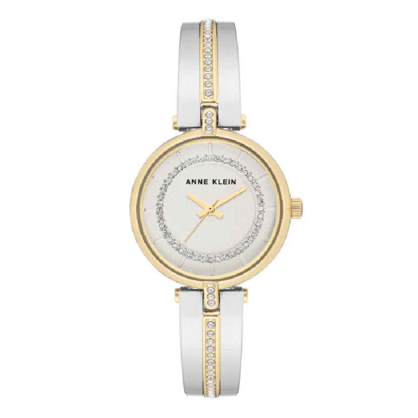 Anne Klein Women's Quartz Watch, Silver Dial - AK-0096