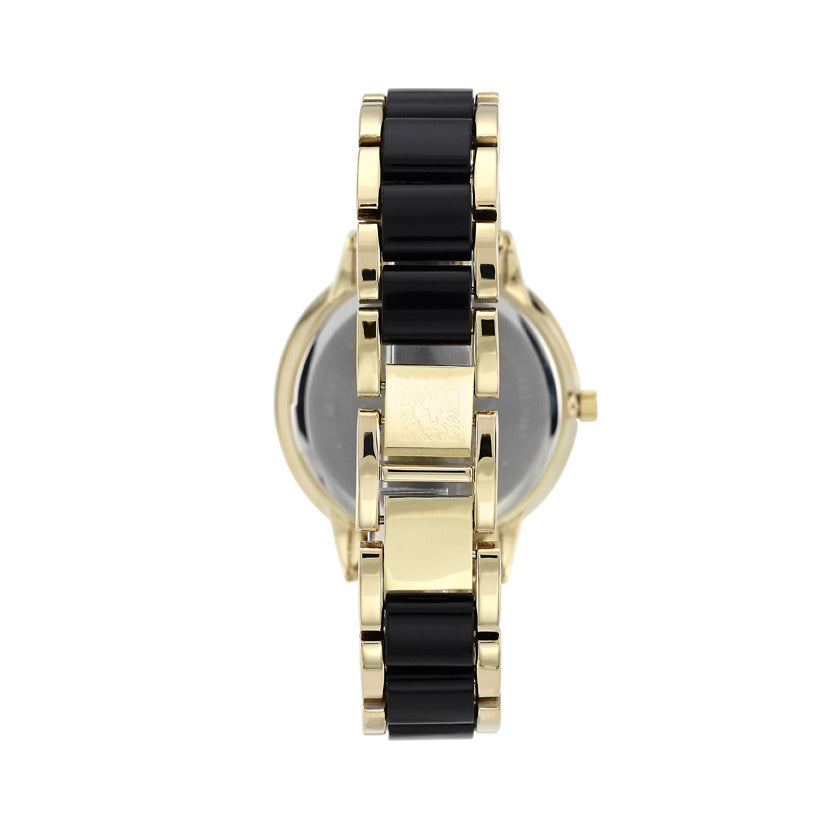 Anne Klein Women's Quartz Black Dial Watch - AK-0125