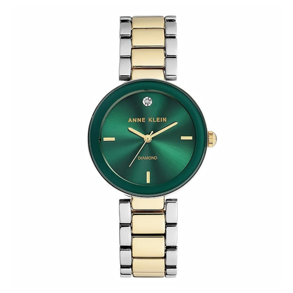 Anne Klein Women's Quartz Green Dial Watch - AK-0167