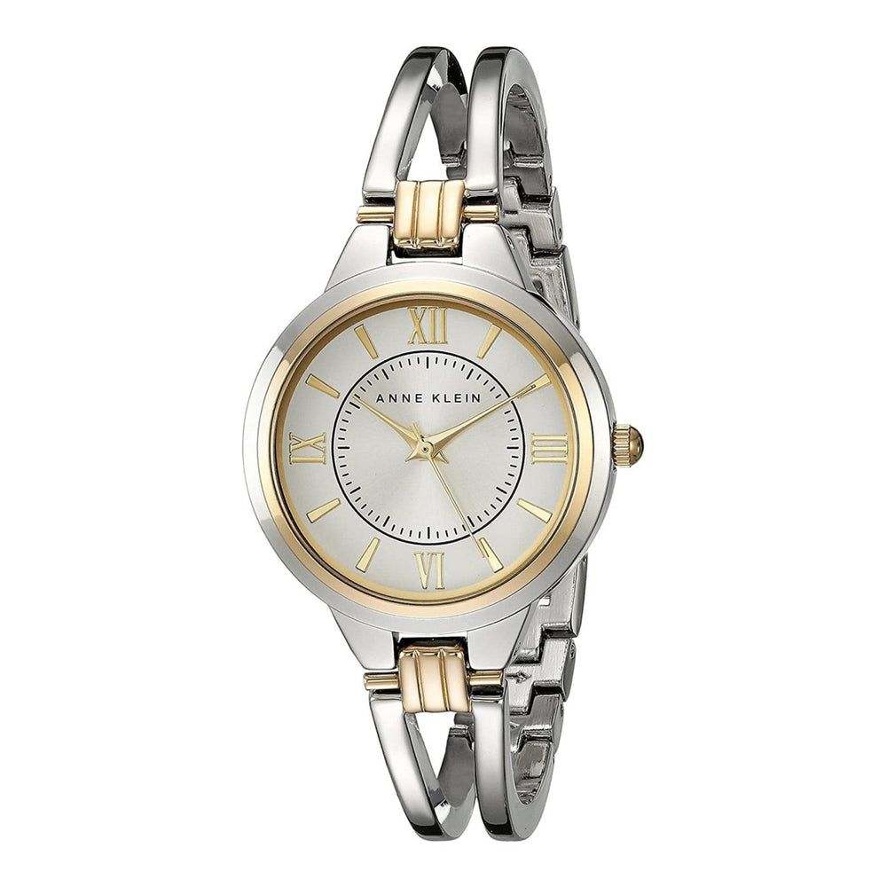 Anne Klein Women's Quartz Watch, Silver Dial - AK-0173