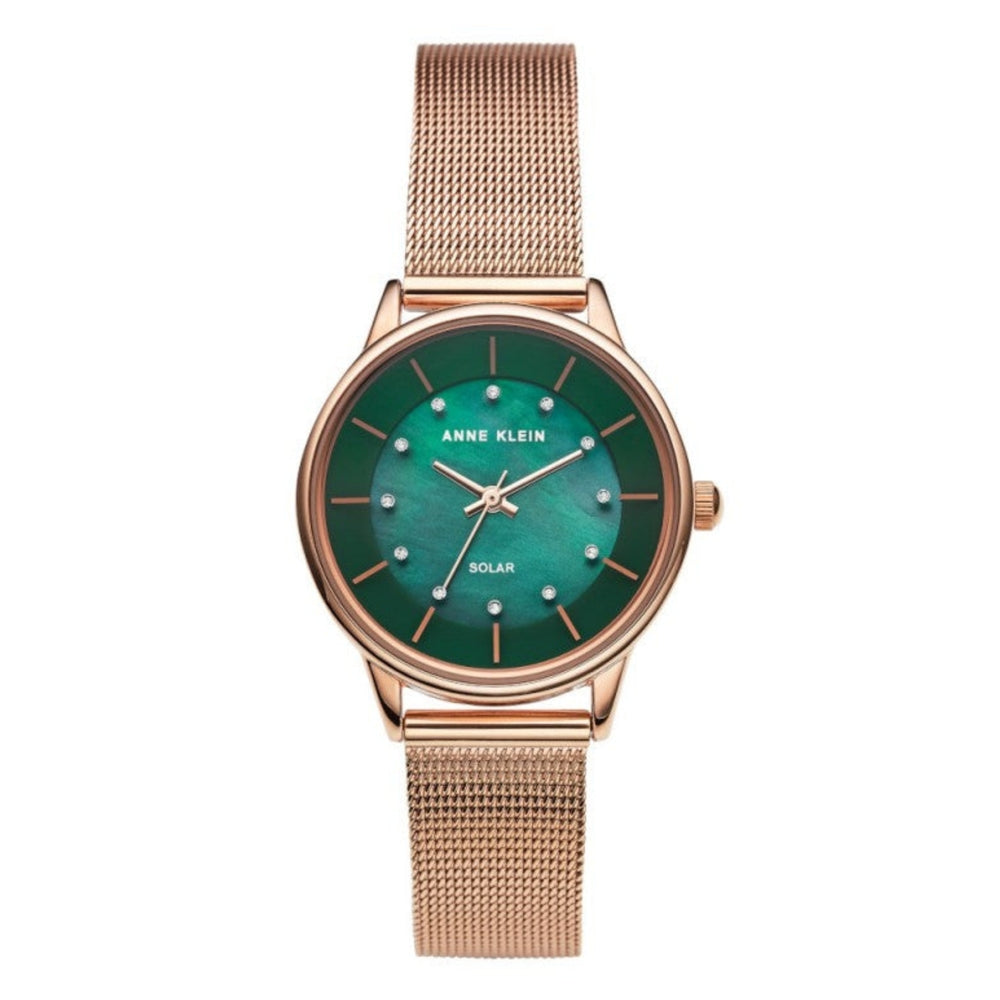Anne Klein Women's Quartz Green Dial Watch - AK-0190(SOLAR)
