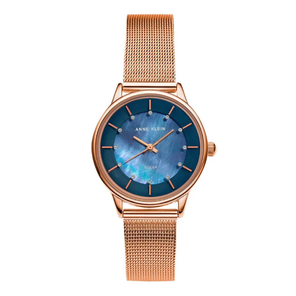 Anne Klein Women's Quartz Blue Dial Watch - AK-0191(SOLAR)