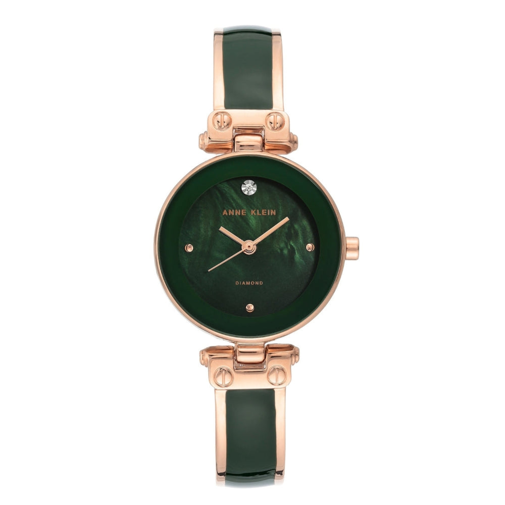 Anne Klein Women's Quartz Green Dial Watch - AK-0193
