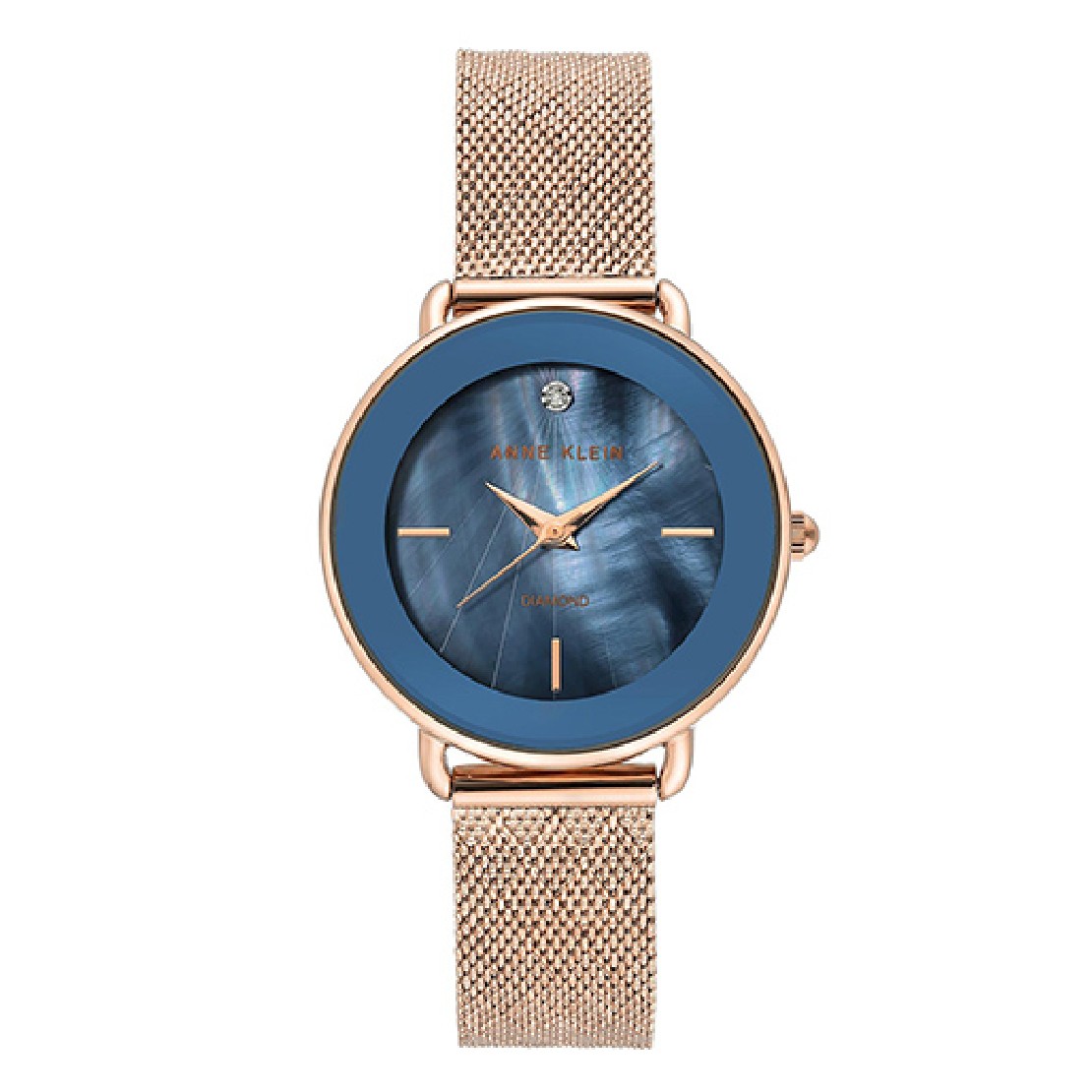 Anne Klein Women's Quartz Blue Dial Watch - AK-0203