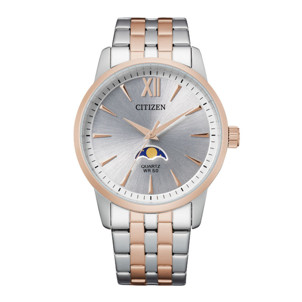 Citizen Men's Quartz Watch, Silver Dial - AK5006-58A