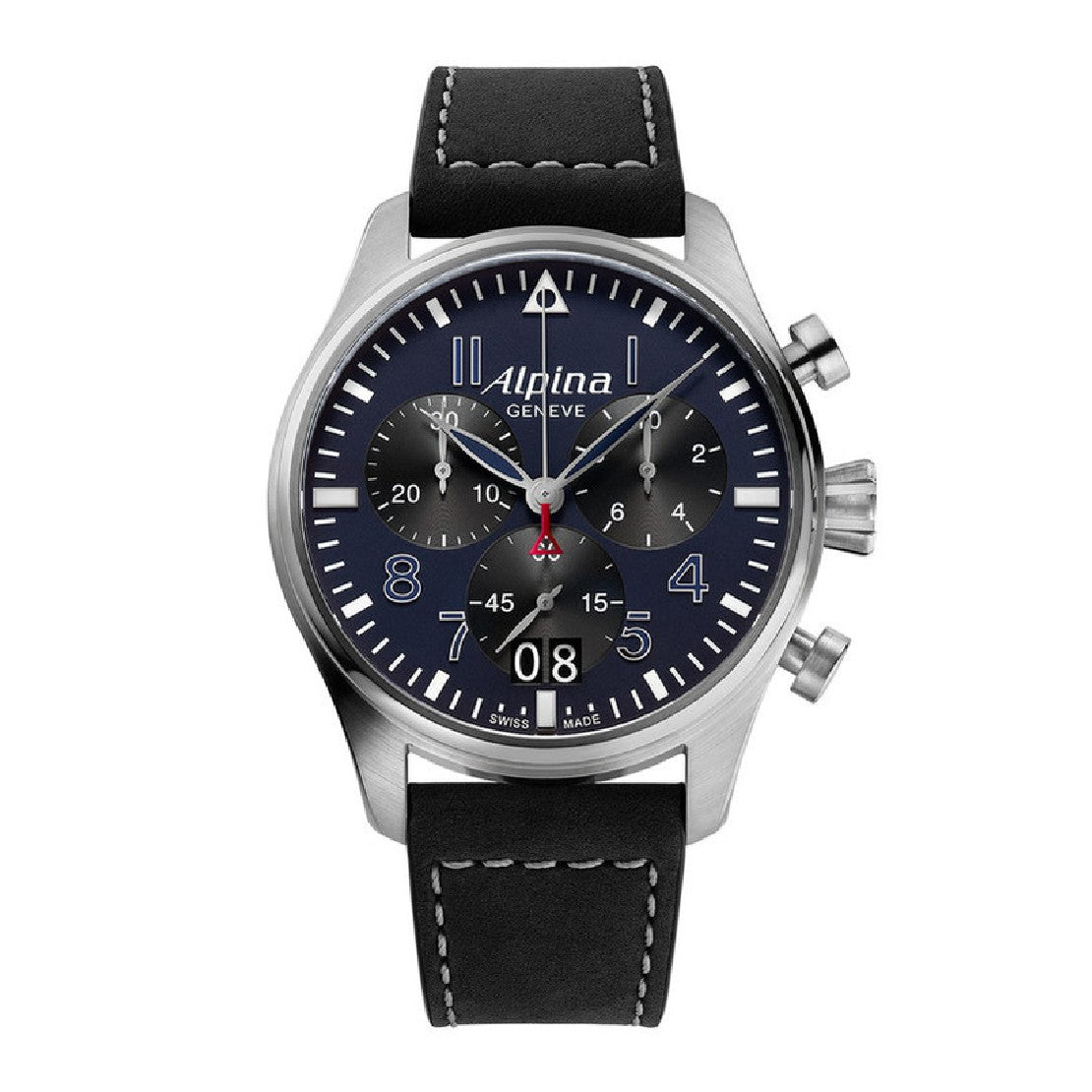 ساعة ألبينا الرجالية بحركة كوارتز ولون مينا أزرق - ALP-0086