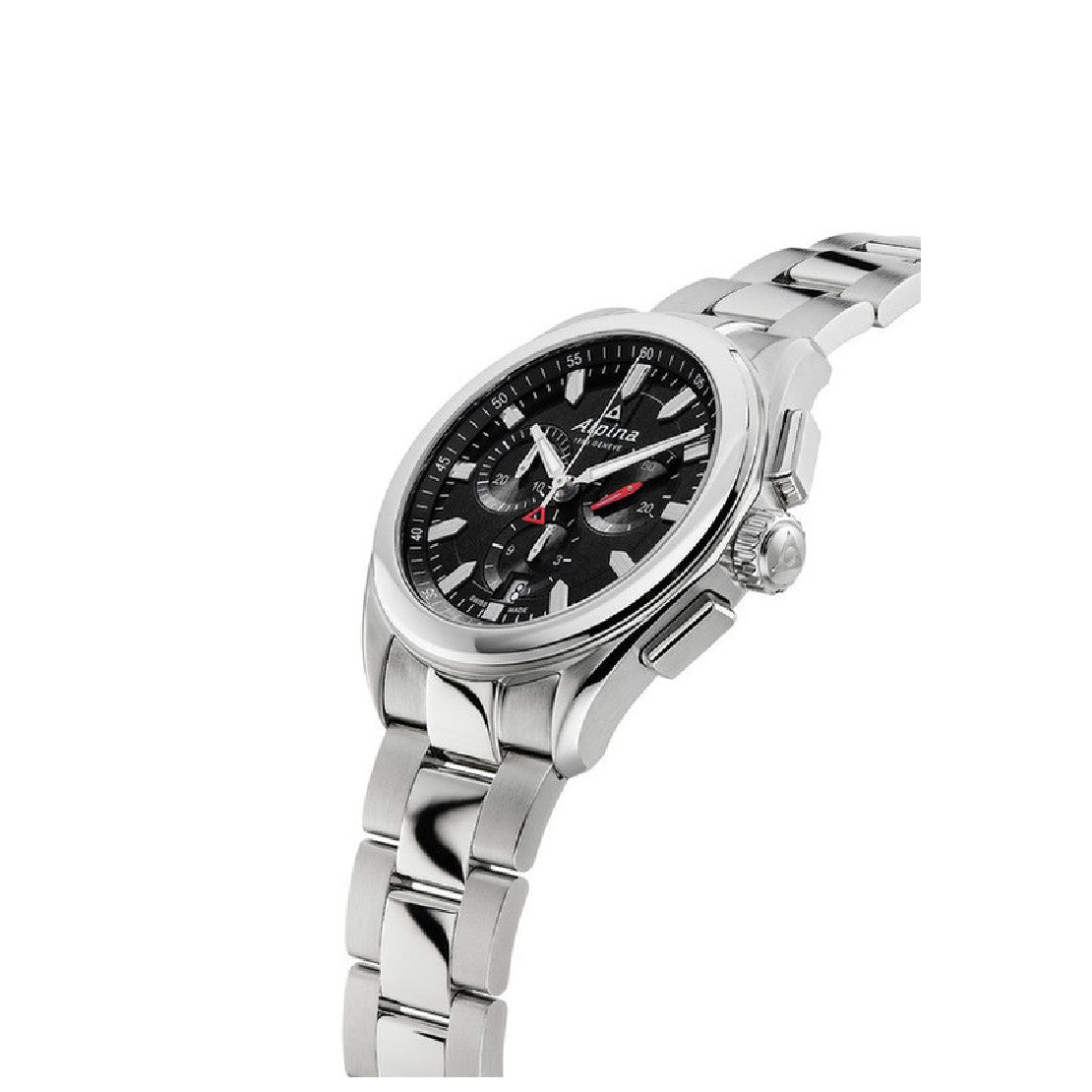 Alpina Men's Quartz Black Dial Watch - ALP-0092