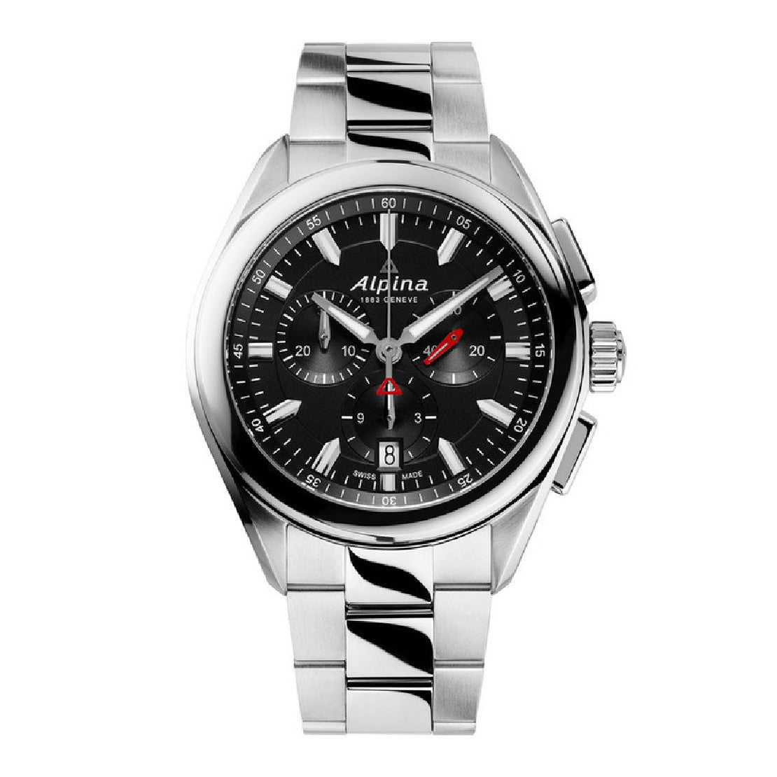 Alpina Men's Quartz Black Dial Watch - ALP-0092
