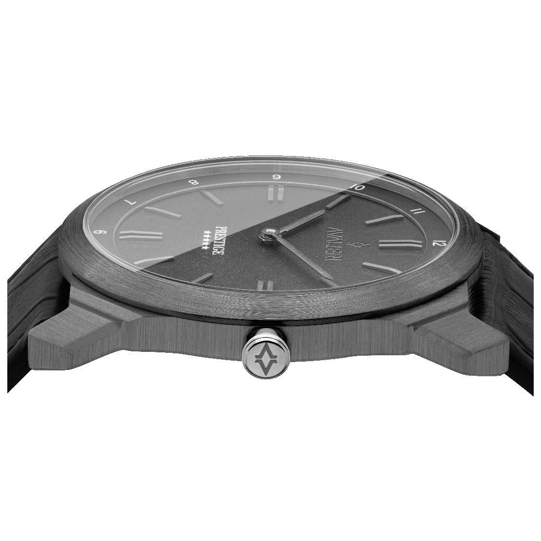 ساعة أفاليري برستيج الرجالية بحركة كوارتز السويسرية ولون مينا رمادي - AP-0103