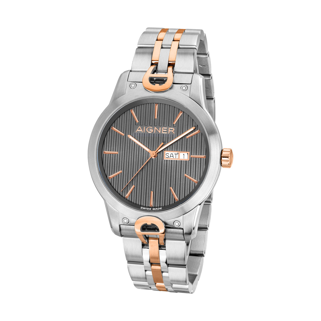 Aigner Men's Quartz Watch, Gray Dial - AIG-0170