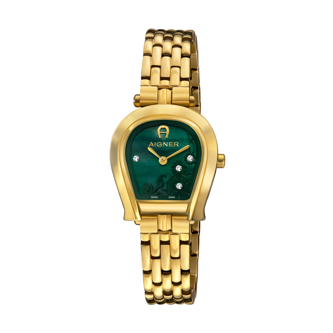 Aigner Women's Quartz Green Dial Watch - AIG-0172
