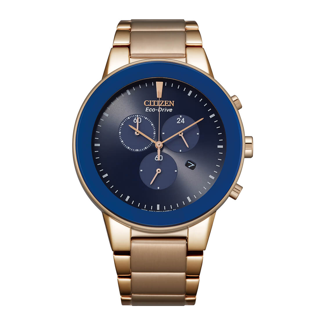 Citizen Men's Optical Powered Movement Blue Dial Watch - AT2243-87L