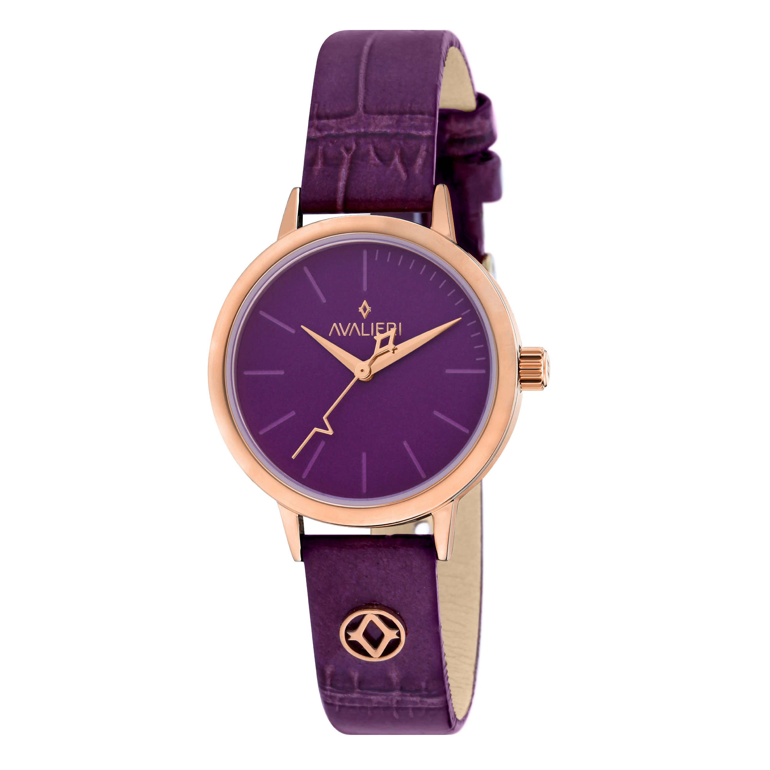 Avalieri Women's Quartz Watch Purple Dial - AV-2017B