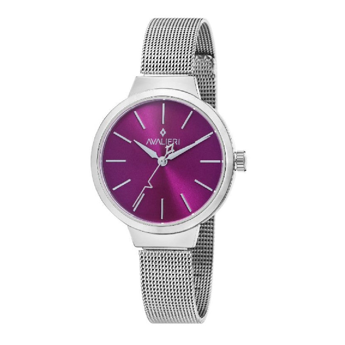 Avalieri Women's Quartz Watch Purple Dial - AV-2059B