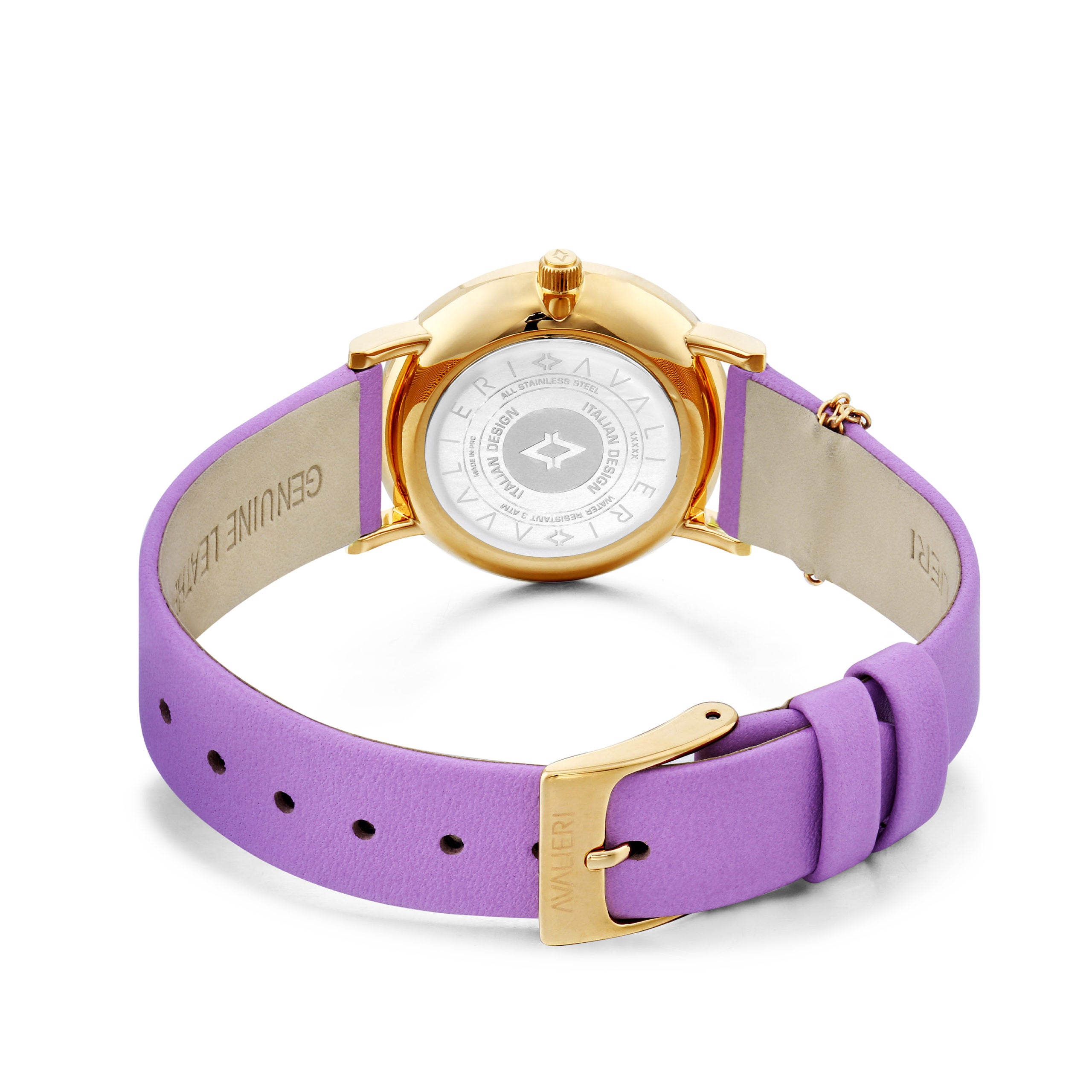 Avalieri Women's Quartz Watch Purple Dial - AV-2149B