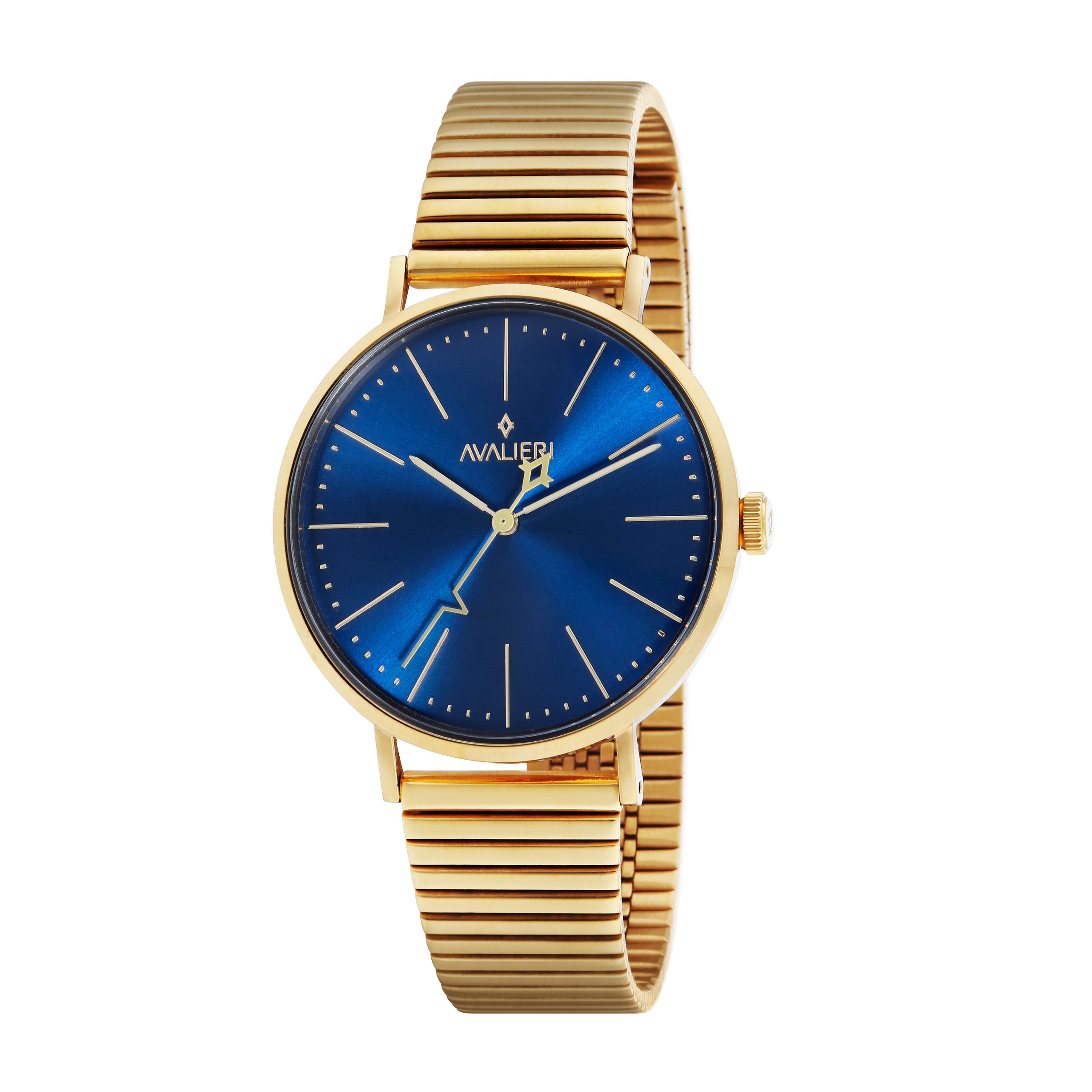 Avalieri Men's Quartz Blue Dial Watch - AV-2174B