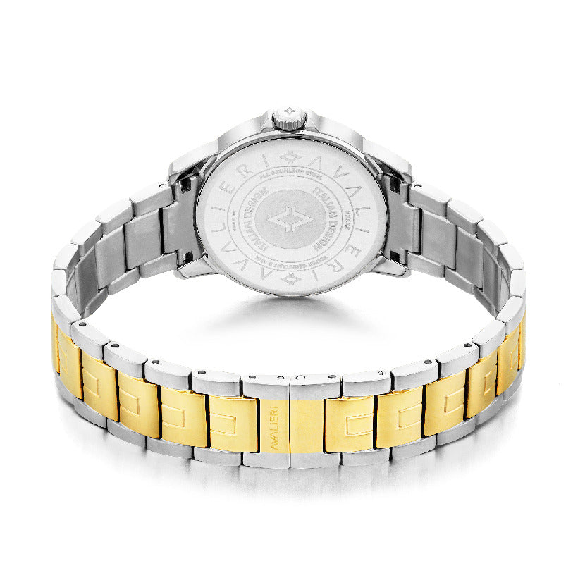 Avalieri Women's Quartz Watch Silver Dial - AV-2196B