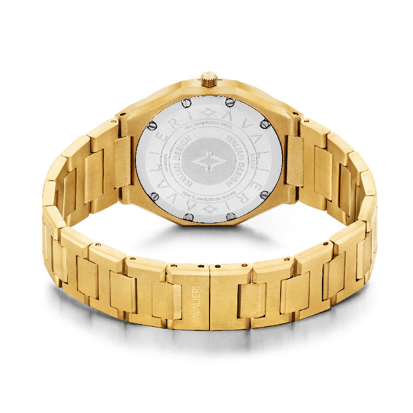 Avalieri Women's Quartz White Dial Watch - AV-2215B