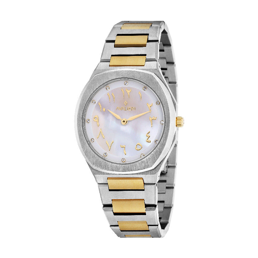 Avalieri Women's Quartz White Dial Watch - AV-2216B