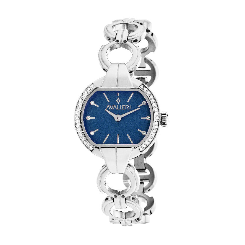Avalieri Women's Quartz Blue Dial Watch - AV-2265B