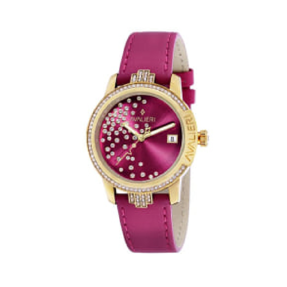 Avalieri Women's Quartz Watch Purple Dial - AV-2272B