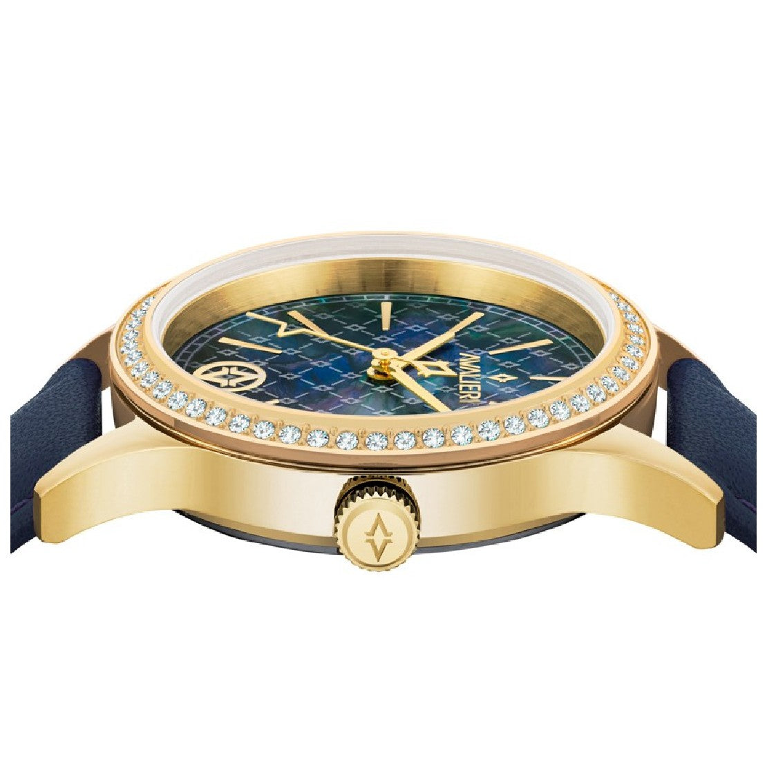 Avalieri Women's Quartz Blue Dial Watch - AV-2301B