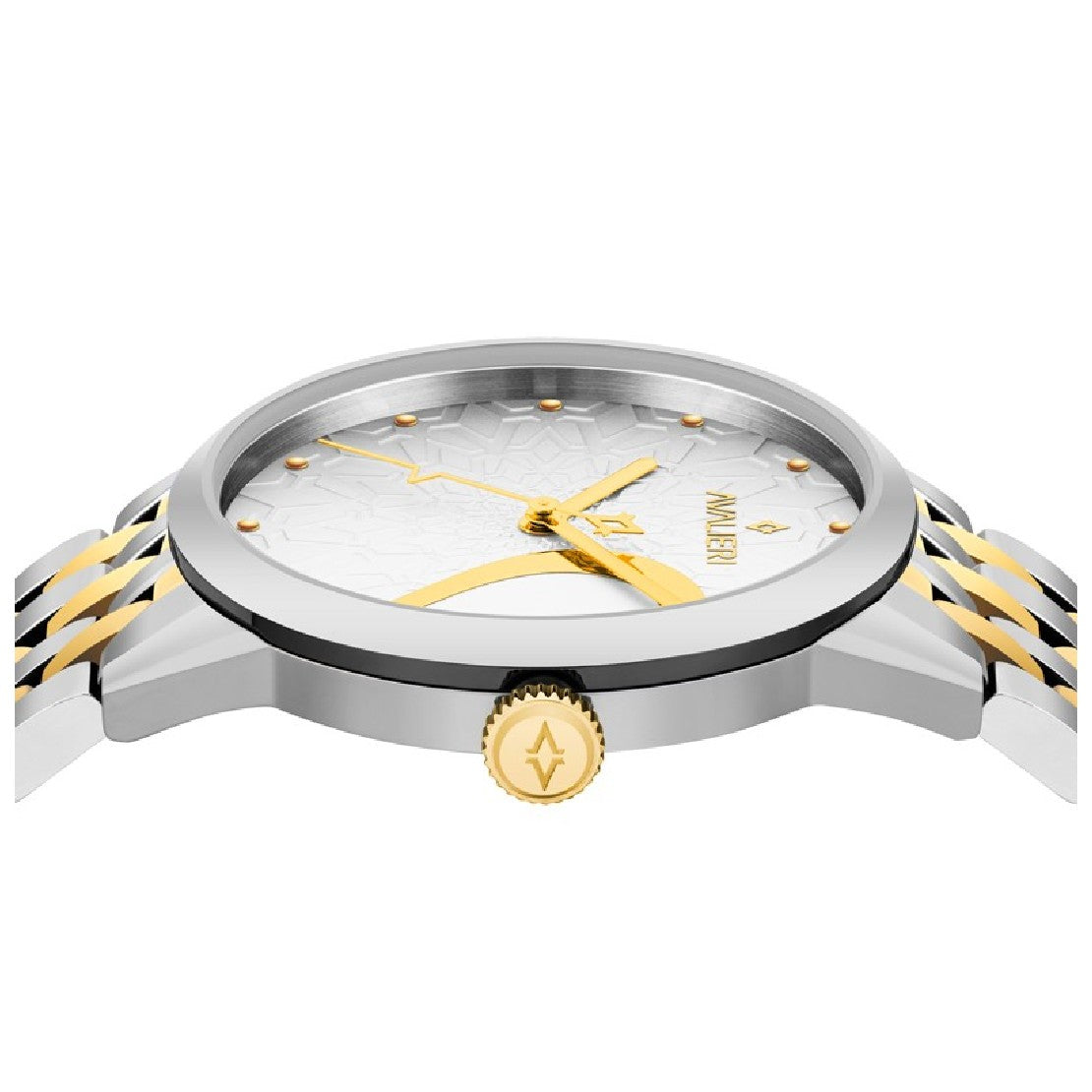 Avalieri Men's Quartz Watch Silver Dial - AV-2314B