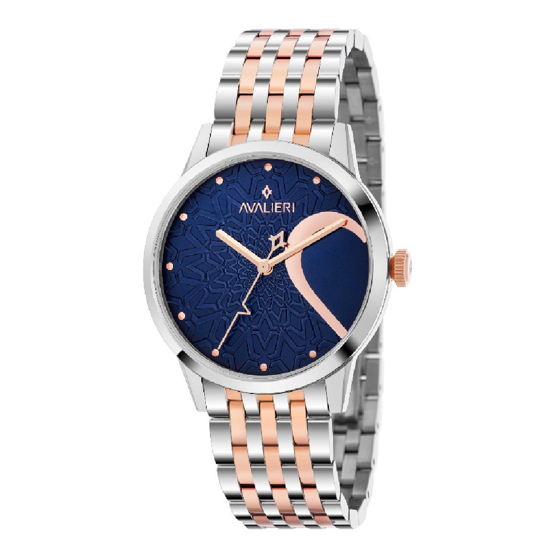Avalieri Men's Quartz Blue Dial Watch - AV-2318B