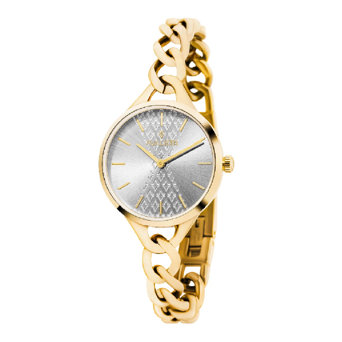 Avalieri Women's Quartz Watch Silver Dial - AV-2333B