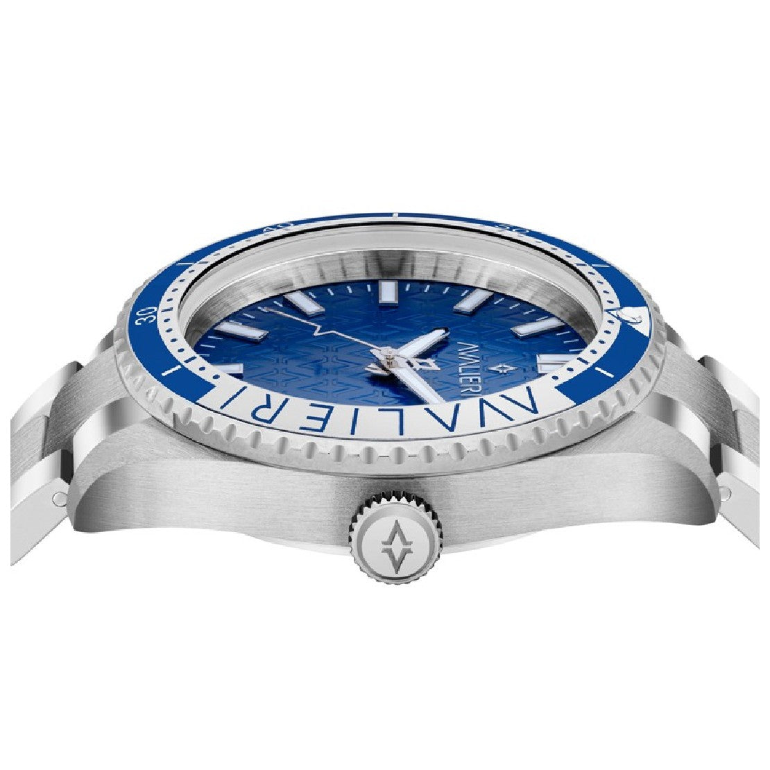 Avalieri Men's Quartz Blue Dial Watch - AV-2345B