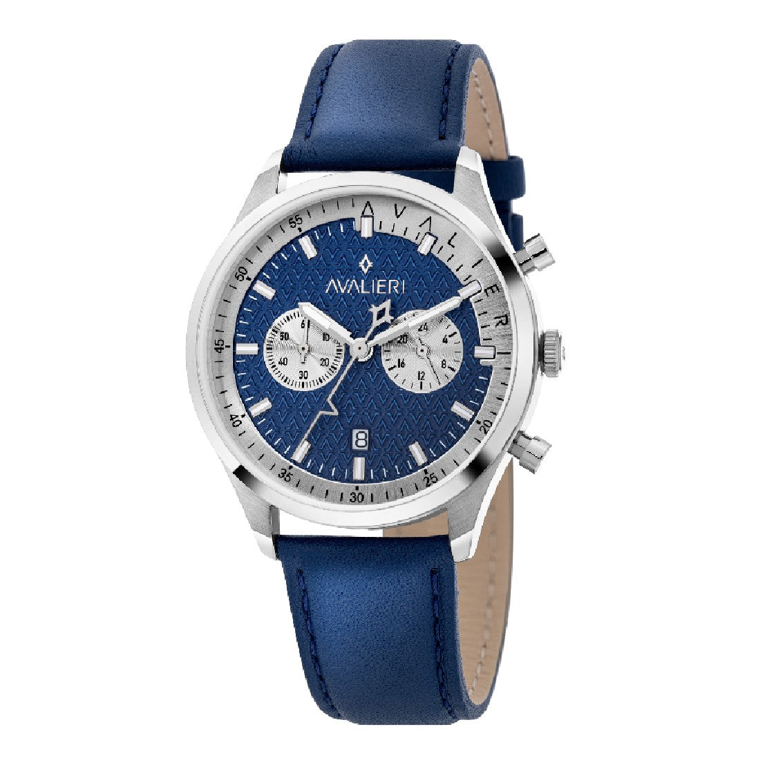 Avalieri Men's Quartz Blue Dial Watch - AV-2365B