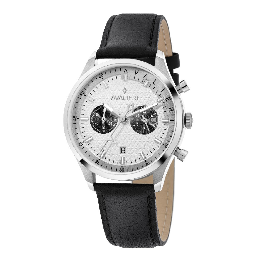Avalieri Men's Quartz Watch Silver Dial - AV-2369B