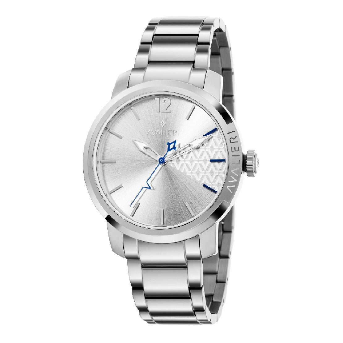 Avalieri Men's Quartz Watch Silver Dial - AV-2381B